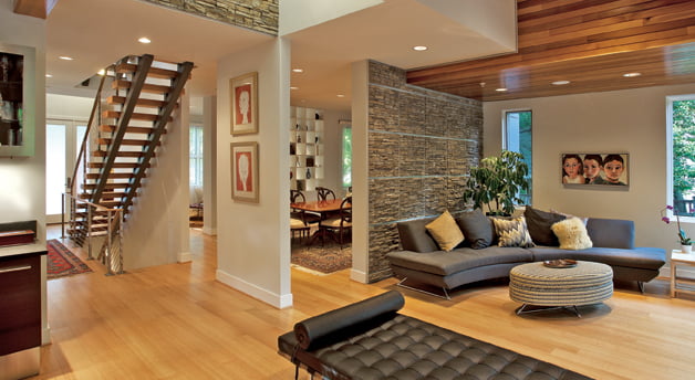 Wood flooring - Living room